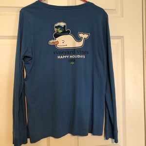 Blue Vineyard Vines Long Sleeve Tee